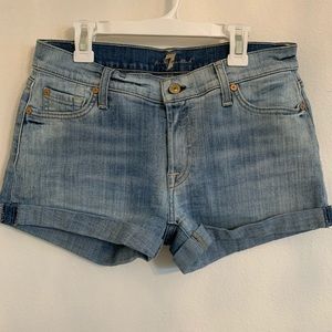 7 for all mankind shorts